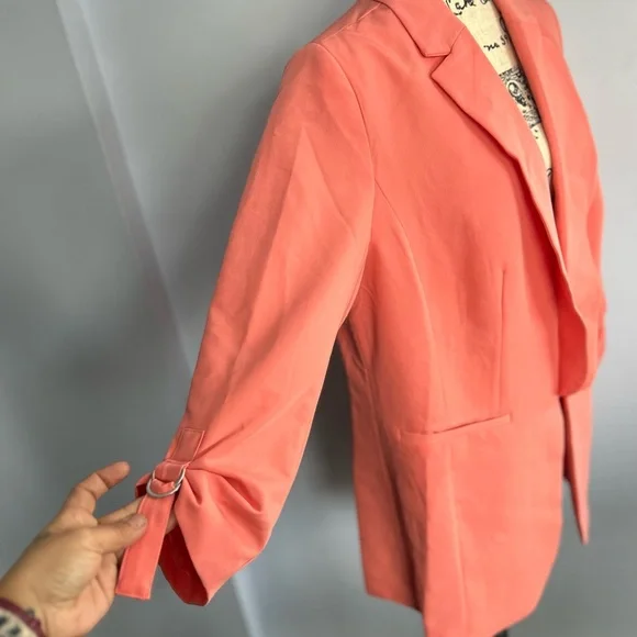 Eloquii Coral Blazer - Picture 5 of 16